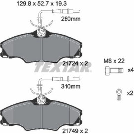Bremsbelagsatz, Scheibenbremse 2172402 Bremsbelagsatz, Scheibenbremse 2172402