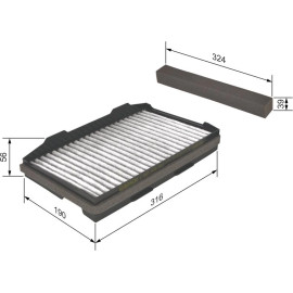 BOSCH 1 987 432 401 Innenraumfilter BOSCH 1 987 432 401 Innenraumfilter