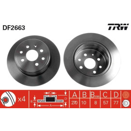 Bremsscheibe DF2663