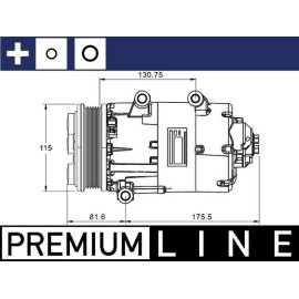 Kompressor, Klimaanlage ACP 1331 000P