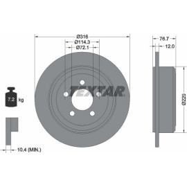 Bremsscheibe 92202703