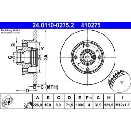 Bremsscheibe 24.0110-0275.2