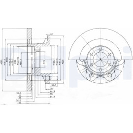 Bremsscheibe BG9722