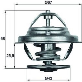 Thermostat, Kühlmittel TX 19 75D Thermostat, Kühlmittel TX 19 75D