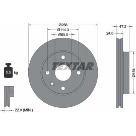 Bremsscheibe 92133500 Bremsscheibe 92133500