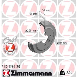 Bremstrommel 430.1792.20 Bremstrommel 430.1792.20