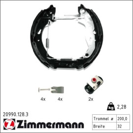Bremsbackensatz 20990.128.3 Bremsbackensatz 20990.128.3