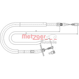 Seilzug, Feststellbremse 10.9876
