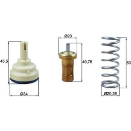 Thermostat, Kühlmittel TX 209 80D Thermostat, Kühlmittel TX 209 80D