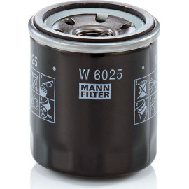 MANN-FILTER W 6025 Ölfilter M20x1.5, mit einem Rücklaufsperrventil, Anschraubfilter MANN-FILTER W 6025 Ölfilter M20x1.5, mit einem Rücklaufsperrventil, Anschraubfilter