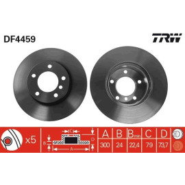 Bremsscheibe DF4459