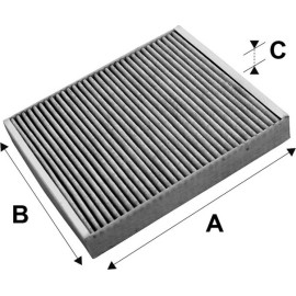 VALEO 715659 Innenraumfilter Aktivkohlefilter CLIMFILTER PROTECT, 241x204x34mm
