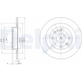 Bremsscheibe BG2805 Bremsscheibe BG2805