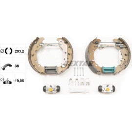 Bremsbackensatz 84057300 Bremsbackensatz 84057300