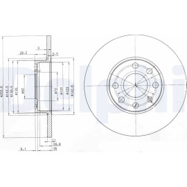 Bremsscheibe BG3402
