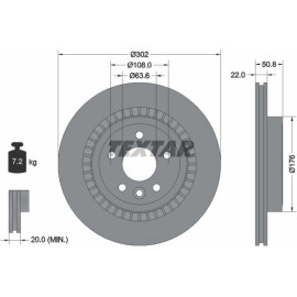 Bremsscheibe 92196403 Bremsscheibe 92196403