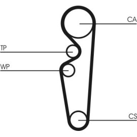 Zahnriemen CT729 Zahnriemen CT729