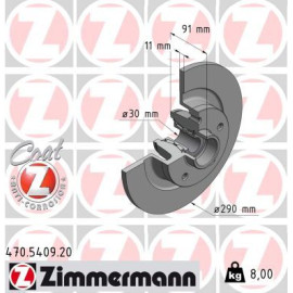 Bremsscheibe 470.5409.20