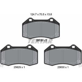 Textar 2552803 Bremsbelagsatz, Scheibenbremse Q+ Textar 2552803 Bremsbelagsatz, Scheibenbremse Q+