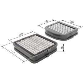 BOSCH 1 987 432 533 Innenraumfilter BOSCH 1 987 432 533 Innenraumfilter