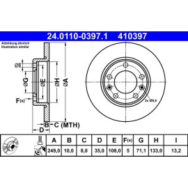 Bremsscheibe 24.0110-0397.1