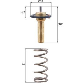 Thermostat, Kühlmittel TX 265 89D Thermostat, Kühlmittel TX 265 89D