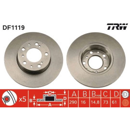 Bremsscheibe DF1119