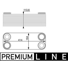 Ölkühler, Automatikgetriebe CLC 14 000P