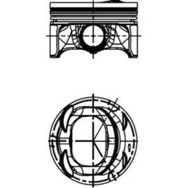 KOLBENSCHMIDT 40846600 Kolben 76,51 mm KOLBENSCHMIDT 40846600 Kolben 76,51 mm