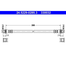 Bremsschlauch 24.5229-0285.3