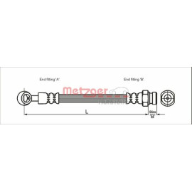 Bremsschlauch 4110405