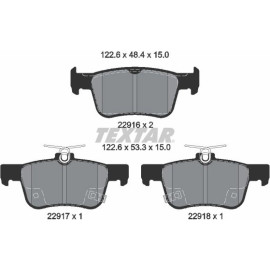 Textar 2291601 Bremsbelagsatz, Scheibenbremse Q+ Textar 2291601 Bremsbelagsatz, Scheibenbremse Q+