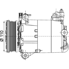Kompressor, Klimaanlage ACP 1357 000P