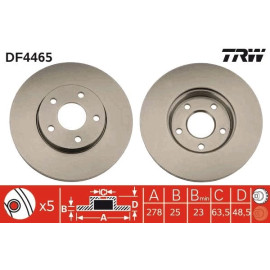 Bremsscheibe DF4465 Bremsscheibe DF4465
