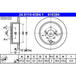 Bremsscheibe 24.0110-0384.1
