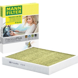 MANN-FILTER FP 26 010 Innenraumfilter FreciousPlus Aktivkohlefilter mit Polyphenol, antibakteriell, Feinstaubfilter (PM 2.5) MANN-FILTER FP 26 010 Innenraumfilter FreciousPlus Aktivkohlefilter mit Polyphenol, antibakteriell, Feinstaubfilter (PM 2.5)