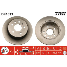Bremsscheibe DF1613