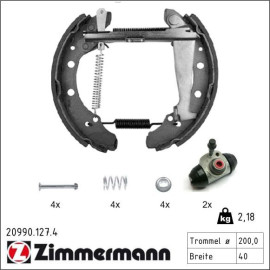 Bremsbackensatz 20990.127.4 Bremsbackensatz 20990.127.4