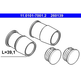 Führungshülsensatz, Bremssattel 11.0101-7001.2 Führungshülsensatz, Bremssattel 11.0101-7001.2