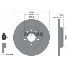Bremsscheibe 92098103 Bremsscheibe 92098103