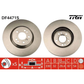 Bremsscheibe DF4471S