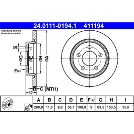 Bremsscheibe 24.0111-0194.1
