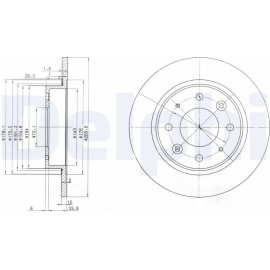 Bremsscheibe BG3336 Bremsscheibe BG3336