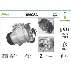 Kompressor, Klimaanlage 699383 Kompressor, Klimaanlage 699383