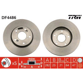 Bremsscheibe DF4486 Bremsscheibe DF4486