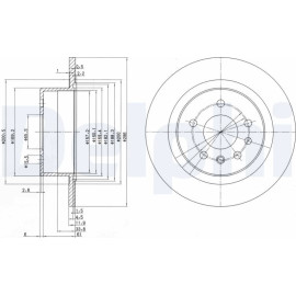 Bremsscheibe BG2986 Bremsscheibe BG2986
