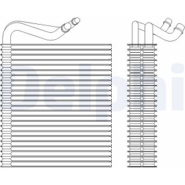 Verdampfer, Klimaanlage TSP0525202 Verdampfer, Klimaanlage TSP0525202