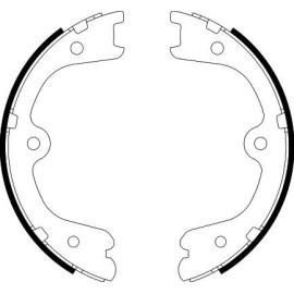 Bremsbackensatz, Feststellbremse 8DA 355 050-851