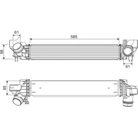 Ladeluftkühler 818318