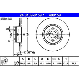 Bremsscheibe 24.0109-0159.1
